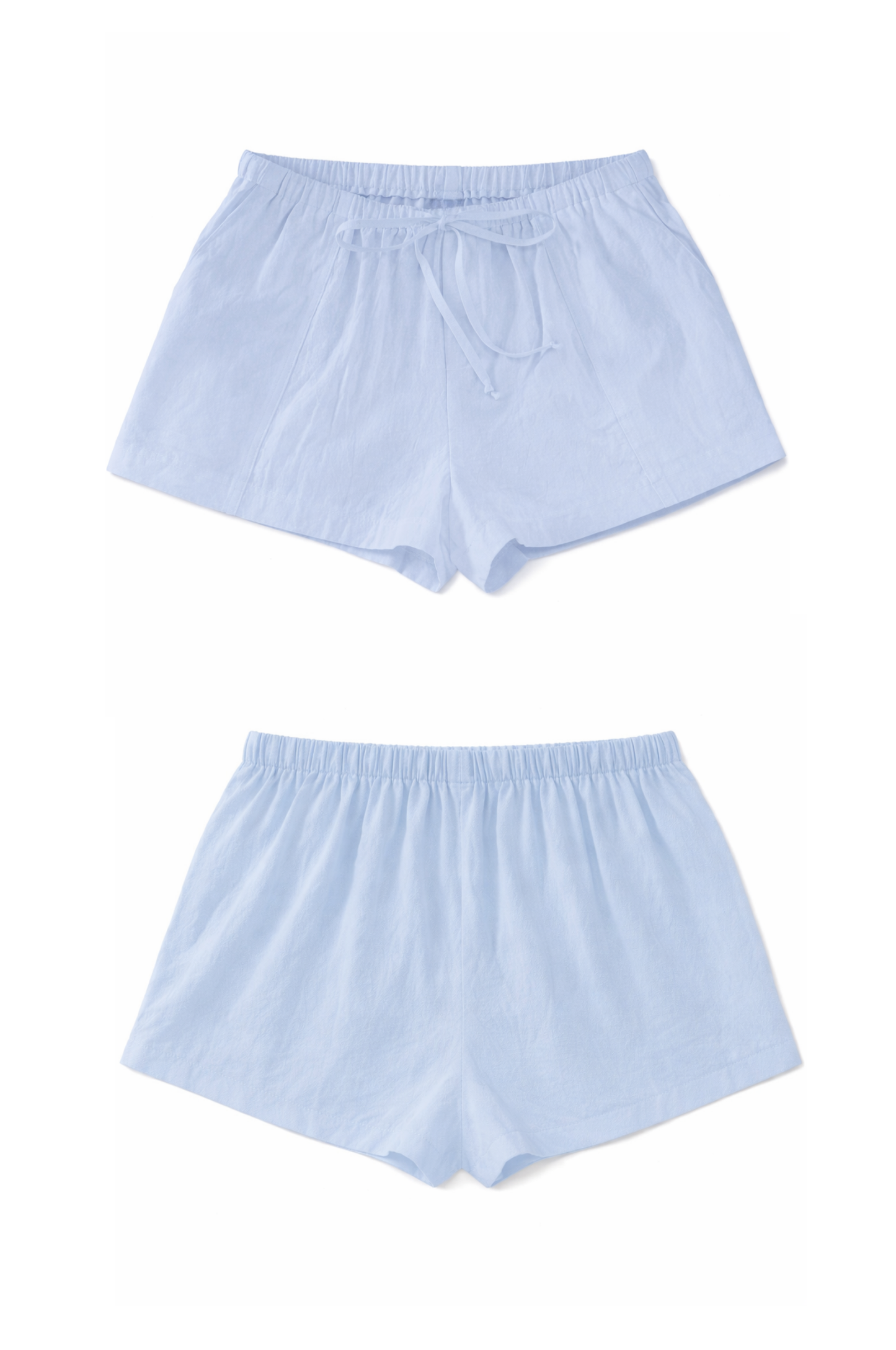 Aria Shore Cotton Shorts - White